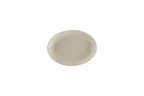 image of RAK Porcelain REANNOP21 Oval Porcelain Platter 8.25" x 6" – Argila Epura Finish, 12/Case