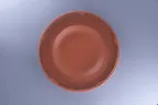 image of RAK Porcelain RETANDP30E02 Tero Denia Round Plate, 11.8" Diameter, Deep Rim Porcelain, - 6/Case