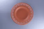 image of RAK Porcelain RETANDP30E04 - Tero Annaba Round Deep Rim Porcelain Plate 11.8" Diameter, 6/Case
