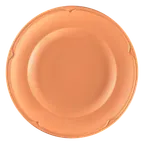 image of RAK Porcelain RETANFP17 - 6.5" Round Flat Edge Porcelain Dinner Plate, 24/Case