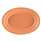 image of RAK Porcelain RETANOP22 - Oval Tero Prima Plate 8.6" x 5.55" Porcelain Dinnerware - 12/Case