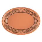 image of RAK Porcelain RETANOP26E03 - Oval Tero Alexandria China Plate, 10.25" x 7.3", Porcelain, - 12/Case