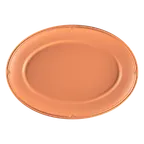 image of RAK Porcelain RETANOP32 - Oval Tero Prima China Plate, 12.6" x 8.25" Porcelain, 6/Case