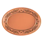 image of RAK Porcelain RETANOP32E03 - Tero Alexandria Oval China Plate, 12.6" x 8.25" Porcelain, 6/Case
