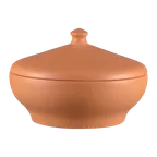image of RAK Porcelain RETBUCD23 - 73.4 oz (9.25" Dia.) Soup Tureen Cover, Porcelain, 65-96 oz Capacity- 1/Case