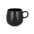 image of RAK Porcelain RKMG33 China Mug, 11-1/8 oz Round Black Porcelain, 3"3/8" Dia x 3"3/8" H - 12/Case