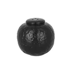 image of RAK Porcelain RKSS01 - Pepper Shaker, 2" Dia x 2" H, Black Porcelain, Dishwasher Safe, 12/Case