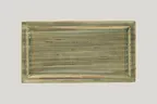 image of RAK Porcelain SEMCLRP38 - Rectangular Tray 8.25" x 0.95" Porcelain Emerald, Microwave Safe - 6/Case