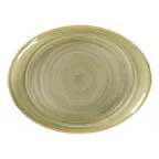 image of RAK Porcelain SEMNNOP21 - Oval Platter 8.25" x 5.9" Emerald Porcelain Oven/Microwave Safe - 12/Case