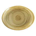 image of RAK Porcelain SGRNNOP21 Platter, 8.25" x 5.9" Garnet Porcelain, Oven/Microwave Safe - 12/Case