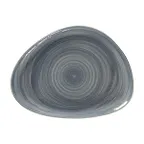 image of RAK Porcelain SJDFLFP28 Spot Plate, 11" x 8.9" Free‑Form Shape, Flat Edge Porcelain Jade, 12/Case