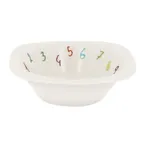 image of RAK Porcelain SK12162001 - Skola 4.72" Square Bowl, 6.4 oz Porcelain, Appliance Safe - 24/Case