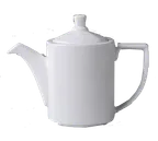 image of RAK Porcelain SKCP35 - 12 oz (4") Coffee Pot with Lid, Porcelain, Dishwasher & Microwave Safe - Case