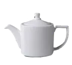 image of RAK Porcelain SKTP40 - 13.5 Oz Coffee Pot with Lid, Dishwasher Safe, High Chip Resistance - 1/Case
