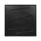 image of RAK Porcelain SNGPWK30 - Black Porcelain Platter 11.8" x 11.8" Dishwasher Safe - 6/Case
