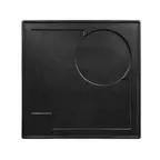 image of RAK Porcelain SNGPYS30 Square Platter 11.8" x 11.8" Black Porcelain Microwave Safe - 6/Case