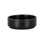 image of RAK Porcelain SNYZ09 Bowl, 3.35" Round Black Porcelain, Dishwasher & Microwave Safe - 12/Case