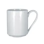 image of RAK Porcelain SOPASSM36 - 12-1/8 oz White Soul Mug, Porcelain, Microwave Safe, 12/Case