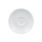 image of RAK Porcelain SOPCLSA13 - Round 5.1" Porcelain Saucer, Oven/Microwave/Dishwasher Safe - 12/Case