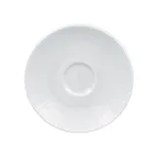 image of RAK Porcelain SOPCLSA15 - 5.5"-5.99" White Porcelain Saucer, Microwave/Dishwasher Safe - 12/Case
