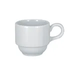 image of RAK Porcelain SOPCLSC09 - Soul Cup 3-1/16 Oz 2-3/8" Dia x 2-3/8" H Porcelain Microwave Safe - 12/Case