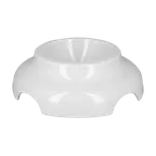 image of RAK Porcelain SPCB33 - 8" Crater Bowl, 11 oz, Porcelain, Nigella/Ivoris Dishwasher Safe - 6/Case