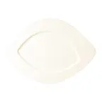 image of RAK Porcelain SPEY19 - Vanilla Plate 7.5" x 5.5", 5.33" x 3.5" Well, White, Microwave Safe - 12/Case