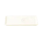 image of RAK Porcelain SPRP24IN - 9" x 5.5" Rectangular Porcelain Tray with 3 Wells, Dishwasher Safe - Case