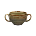 image of RAK Porcelain SPT116CS28 - 9.45 oz Peridot Bouillon Cup, Porcelain, Microwave Safe - 12/Case