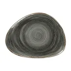 image of RAK Porcelain SPTFLFP28 Spot Plate, 11" x 8.9" Free‑Form Shape, Flat Edge Porcelain Peridot - 12/Case