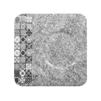 image of RAK Porcelain SRMSSA14 Square Saucer 5.5"-5.99" Porcelain Dishwasher Safe Chip Resistant - 12/Case