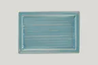 image of RAK Porcelain SSRCLRP33 Spot Tray, Rectangular 9.15" x 1" Sapphire, Oven/MW/DW Safe - 6/Case