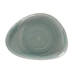 image of RAK Porcelain SSRFLFP28 Spot Plate, 11" x 8.9" Free‑Form Sapphire Porcelain, Flat Edge - 12/Case
