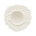 image of RAK Porcelain STEDP20 - Free Form Embossed Bowl, 7" Dia x 2-3/8" H, 8 oz, Dishwasher Safe - 6/Case