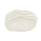 image of RAK Porcelain STEP25 Sketches Plate, 10.6" x 7.3" x 1.6" Embossed Rim, Microwave Safe - 6/Case
