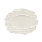 image of RAK Porcelain STEP28 Sketches Plate 14"5-1/2 x 10"5⁄8 Flat Embossed Rim Dishwasher Safe - 6/Case