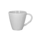 image of RAK Porcelain SUCU23 - 7.8 oz Non‑Stackable Porcelain Coffee Cup, Ivoris, Oven/Microwave - 12/Case