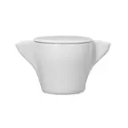 image of RAK Porcelain SWSB25LD - Sugar Bowl Lid, 3.55" Diameter, Porcelain Ivoris, Appliance Safe - 12/Case