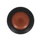 image of RAK Porcelain TRCLDP26BW Round 10" (10.25") 32 oz Porcelain Bowl Walnut Oven Safe - 12/Case