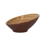 image of RAK Porcelain TWBUBA22SH - Twirl Bowl 22 oz (8" dia.) Slanted, Dishwasher/Microwave Safe - 4/Case