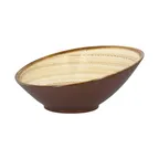 image of RAK Porcelain TWBUBA29BE Twirl Bowl, 54 oz 11‑3/8" Porcelain Beach, Dishwasher Safe - 1/Case