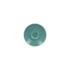 image of RAK Porcelain TWCLSA13LA - Twirl Saucer 5.0"-5.49" Dia, Porcelain, Lagoon, Microwave Safe - 12/Case