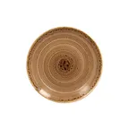 image of RAK Porcelain TWNNPR15SH - Twirl Round China Plate 5-15/16" Coupe Rim, Dishwasher Safe - 24/Case