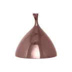 image of RAK Porcelain UHDCL18B Hide Clover Cloche, 7-1/10" Round Bronze Porcelain Cover, Oven Safe - 2/Case