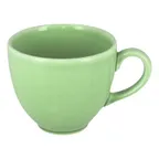 image of RAK Porcelain VNCLCU23GR Coffee Cup 7-7/9 oz Green Porcelain Microwave & Dishwasher Safe - 12/Case