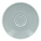 image of RAK Porcelain VNCLSA15BL Vintage Saucer 6" Round Blue Porcelain, Microwave Safe, Lead-Free - 12/Case