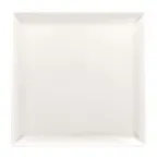 image of RAK Porcelain VNEDSQ30WH - Square 11.875" Porcelain Plate, Lead‑Free, Microwave Safe - 6/Case