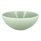 image of RAK Porcelain VNNNBW20GR - Green 32 oz Cereal Bowl, 7‑7/8" Porcelain, Dishwasher Safe - 6/Case