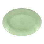 image of RAK Porcelain VNNNOP26GR Oval Platter 10-1/4" x 7-1/2" Porcelain, Microwave Safe - 12/Case