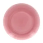image of RAK Porcelain VNNNPR18PK 7" Pink Crackle Round Plate, Microwave & Dishwasher Safe - 24/Case
